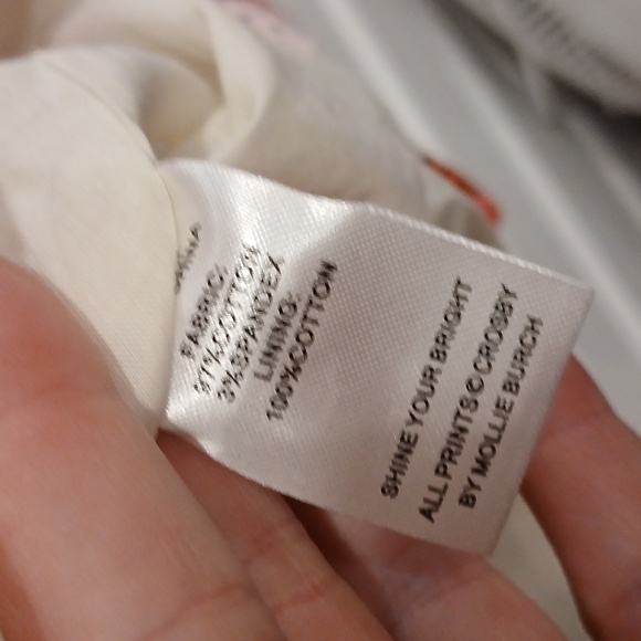 New Crosby By Mollie Burch Maisie Dress In Peony Polka Dot Size Medium - Picture 7 of 9